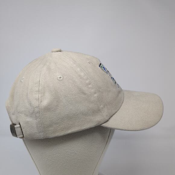 Cancun Slideback Baseball Cap Beige One Size Adjustable Embroidered Quality Caps - Picture 5 of 9